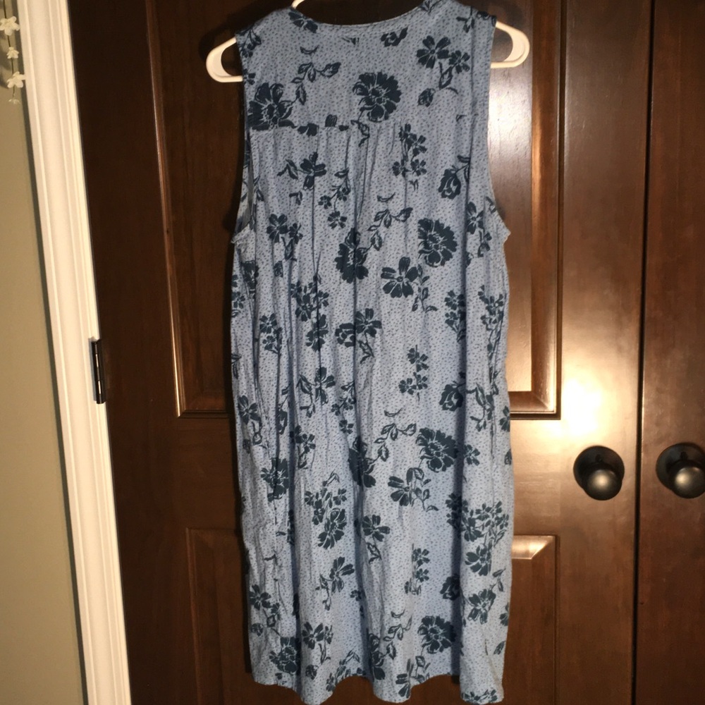 Sonoma Blue Floral Print Midi Dress - Picture 5 of 5